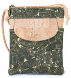 Bella Cork Mobile Bag Green Gold