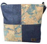 Chica Cork Crossbody Bag Blues fronts