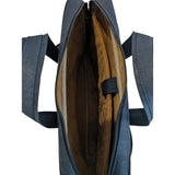 Cork Laptop Bag Navy inside
