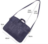 Cork Laptop Bag Navy measures
