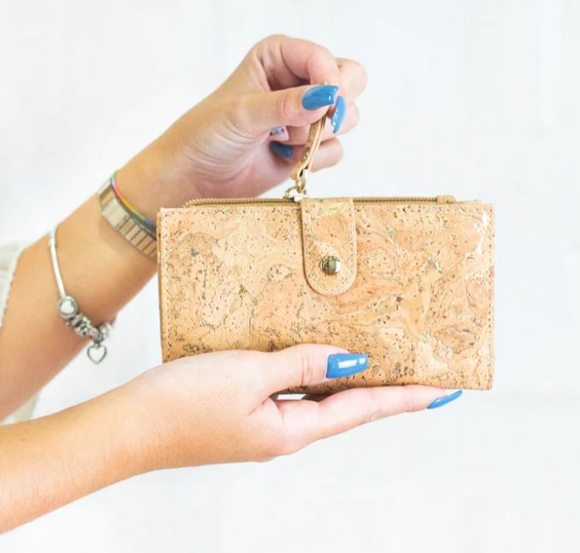 Whether it's a cork card wallet, cork coin purse or full on cork purse carrying cards, notes and coins, ARTISAN CORKS have you covered