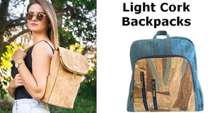 Light weight Cork Backpacks from ARTISAN CORKS | browse our unique designs