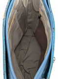 Chica Cork Crossbody Bag Aqua inside