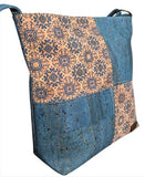 Chica Cork Crossbody Bag Aqua side