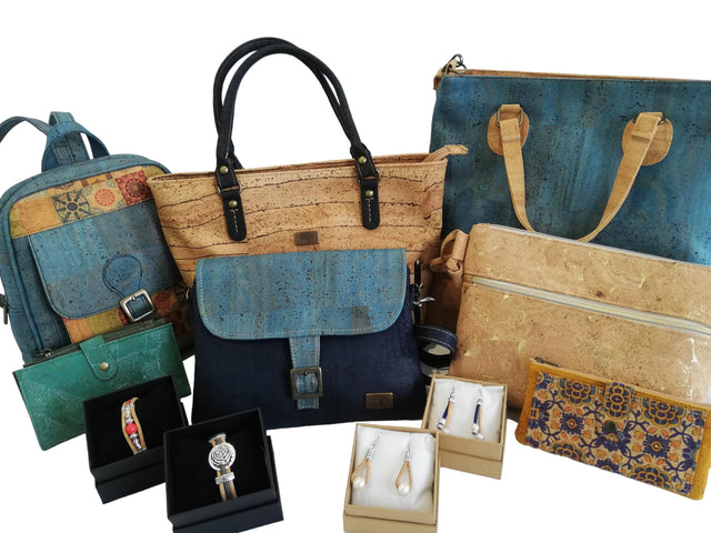 Shop fabulous designs made from quality Cork that you wont find in the Malls.  Made in Australia and imported from Portugal. Cork Bags, Totes, Backpacks, Purses, Wallets, Necklaces, Bracelets, Earrings