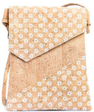 Diva Cork Mobile Bag White Daisy