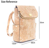 GoldieXL Cork Backpack Natural Gold Fleck