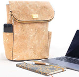 GoldieXL Cork Backpack Natural Gold Fleck