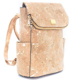 GoldieXL Cork Backpack Natural Gold Fleck