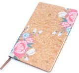 Cork Notebook Roses