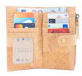 Rita Cork Purse Natural inside