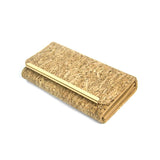 Vegan Purse Cork Leather Natural Straw design - Artisan Corks