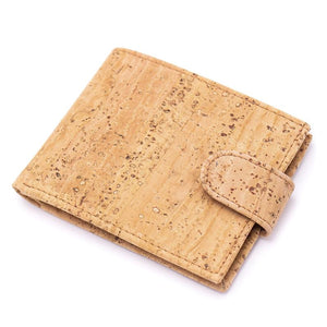 Cork Wallet Natural side view