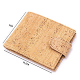 Vegan Wallet Natural Cork Compact