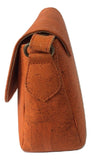 Vegan Saddlebag in Cork Leather Orange